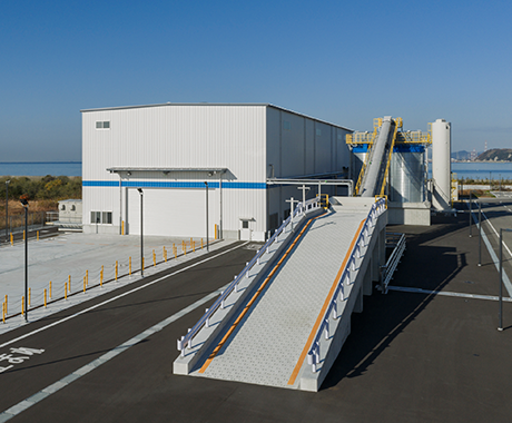 高砂臨海工場へのMC充填設備工事の内MC棟建設工事